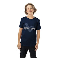 Bauer Core Lockup Youth Tee - Navy