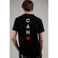 T-shirt Performance Fit Courtside Luxe De Jumplete - Can Noir