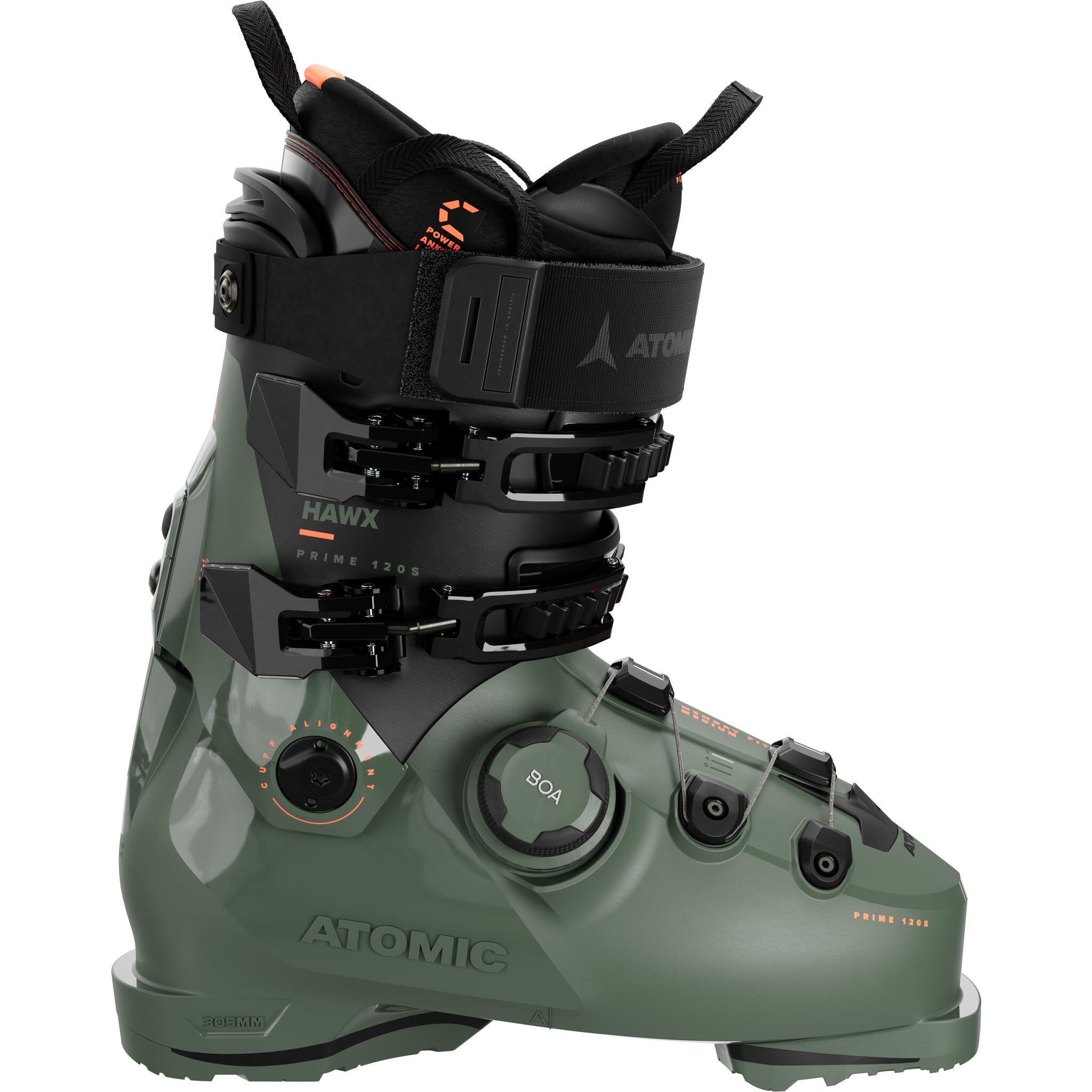 Atomic Hawx Ultra 120 S BOA GW Alpine Ski Boots (2024) - Army