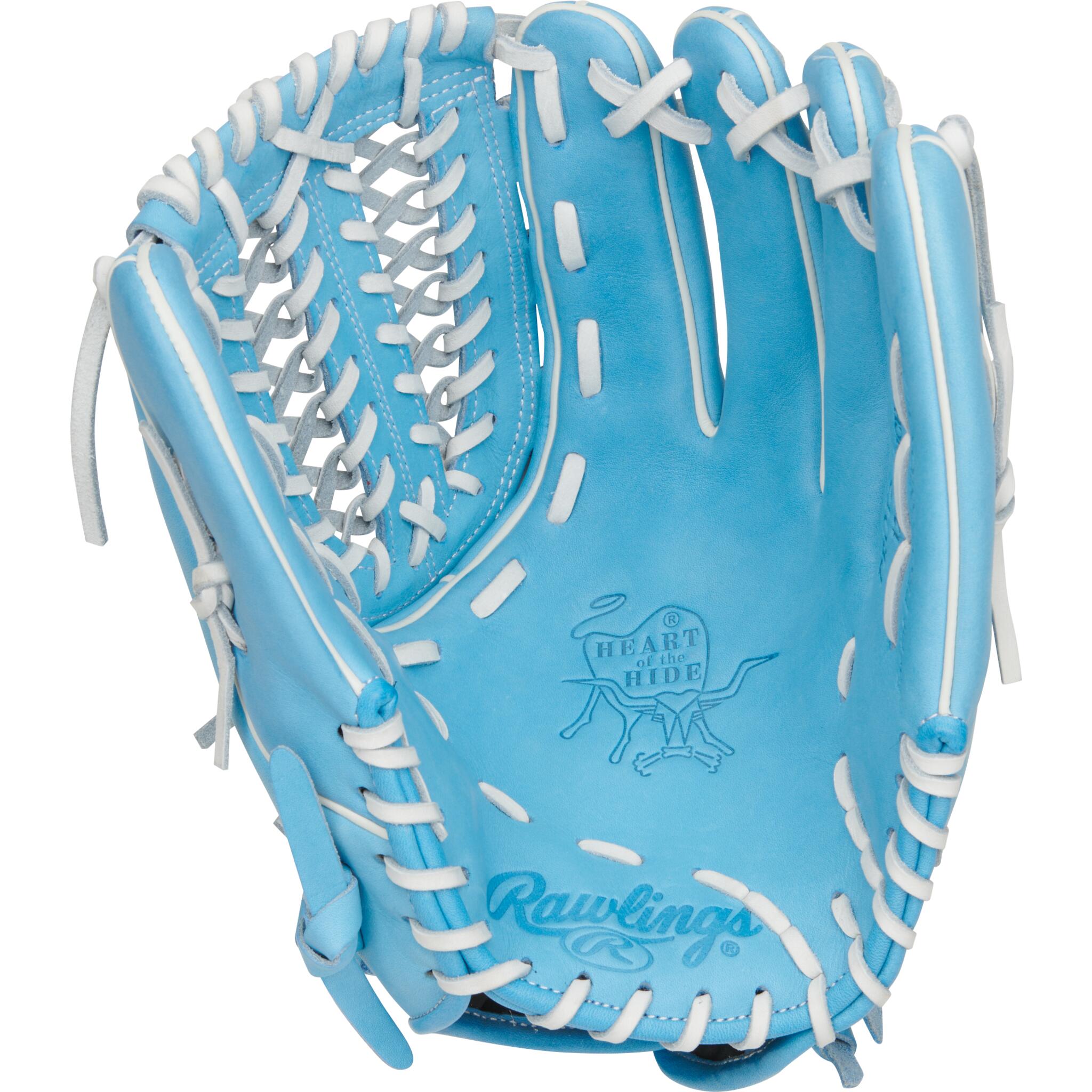 Rawlings Heart Of The Hide Softball Glove Carolina Blue Source for Sports