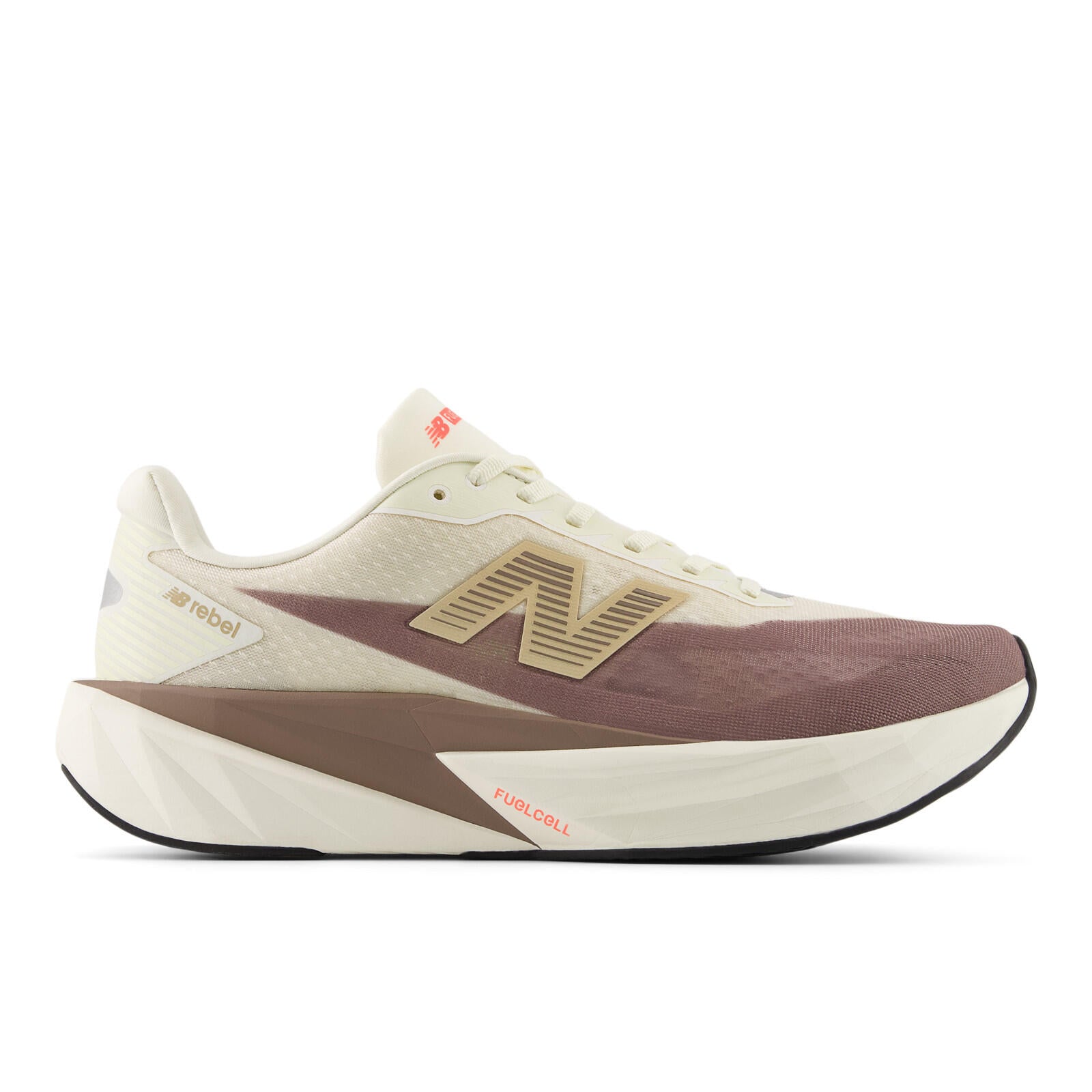New Balance FuelCell Rebel v5 Men's Running Shoes - Angora/Earth