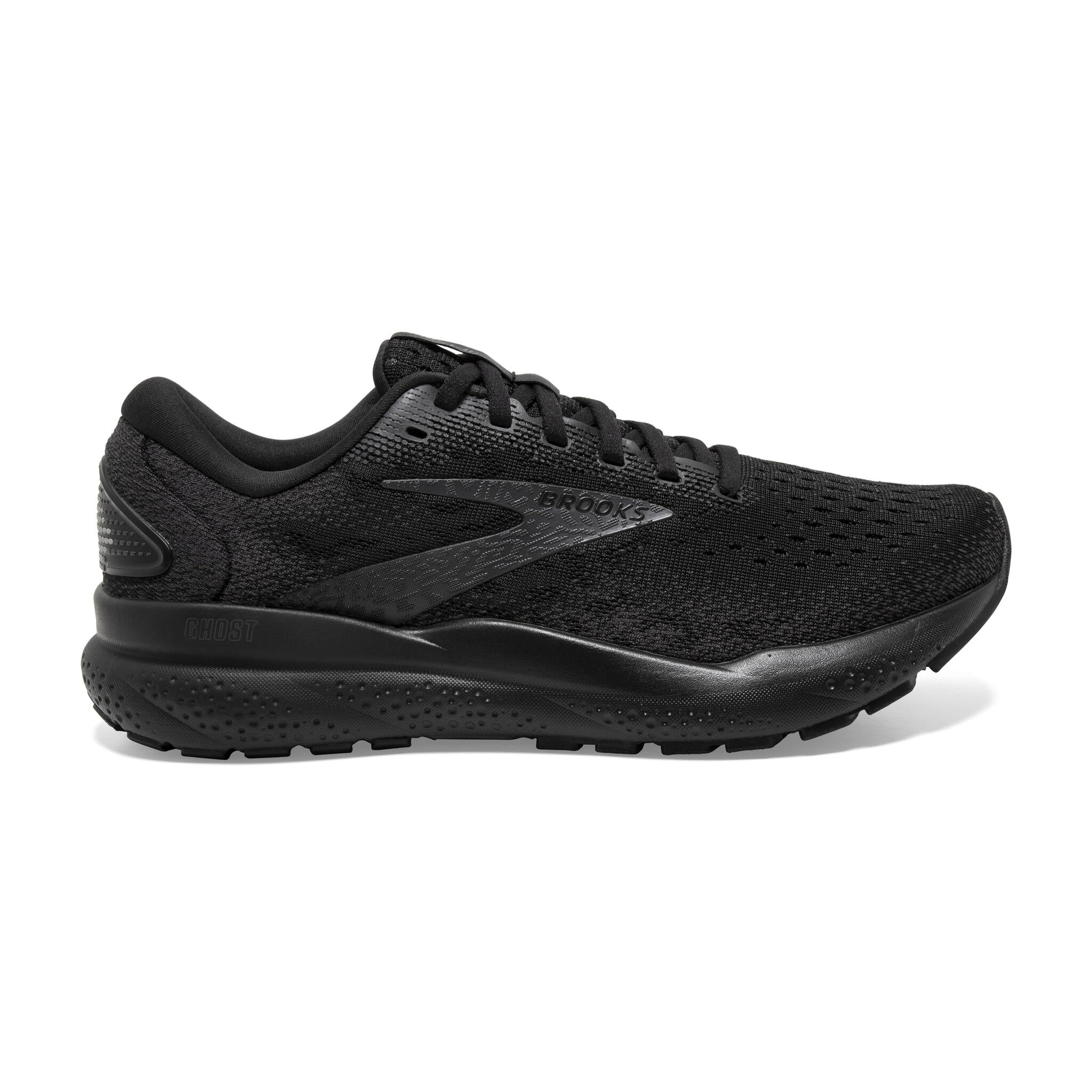 Brooks Ghost 16 Men's Running Shoes Black/Black/Ebony Source