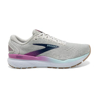 Brooks Ghost 16 Women's Running Shoes - White/Grey/Estate Blue