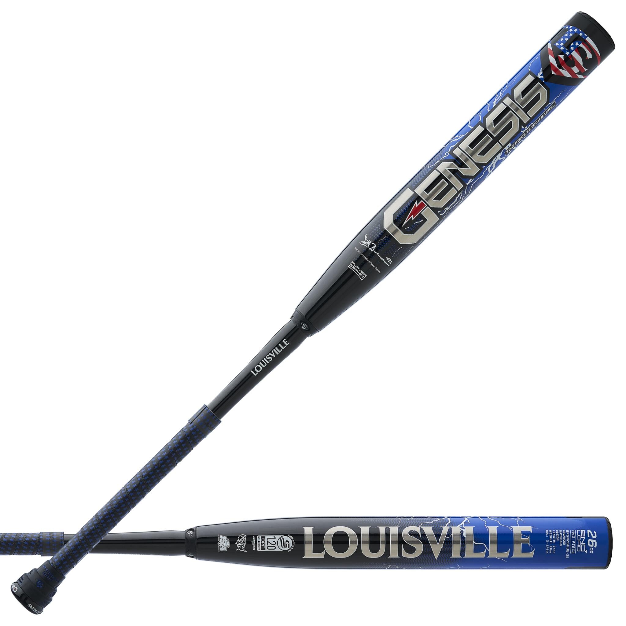 Louisville Slugger 2025 Genesis Scott Hartling 2PC Endload USSSA