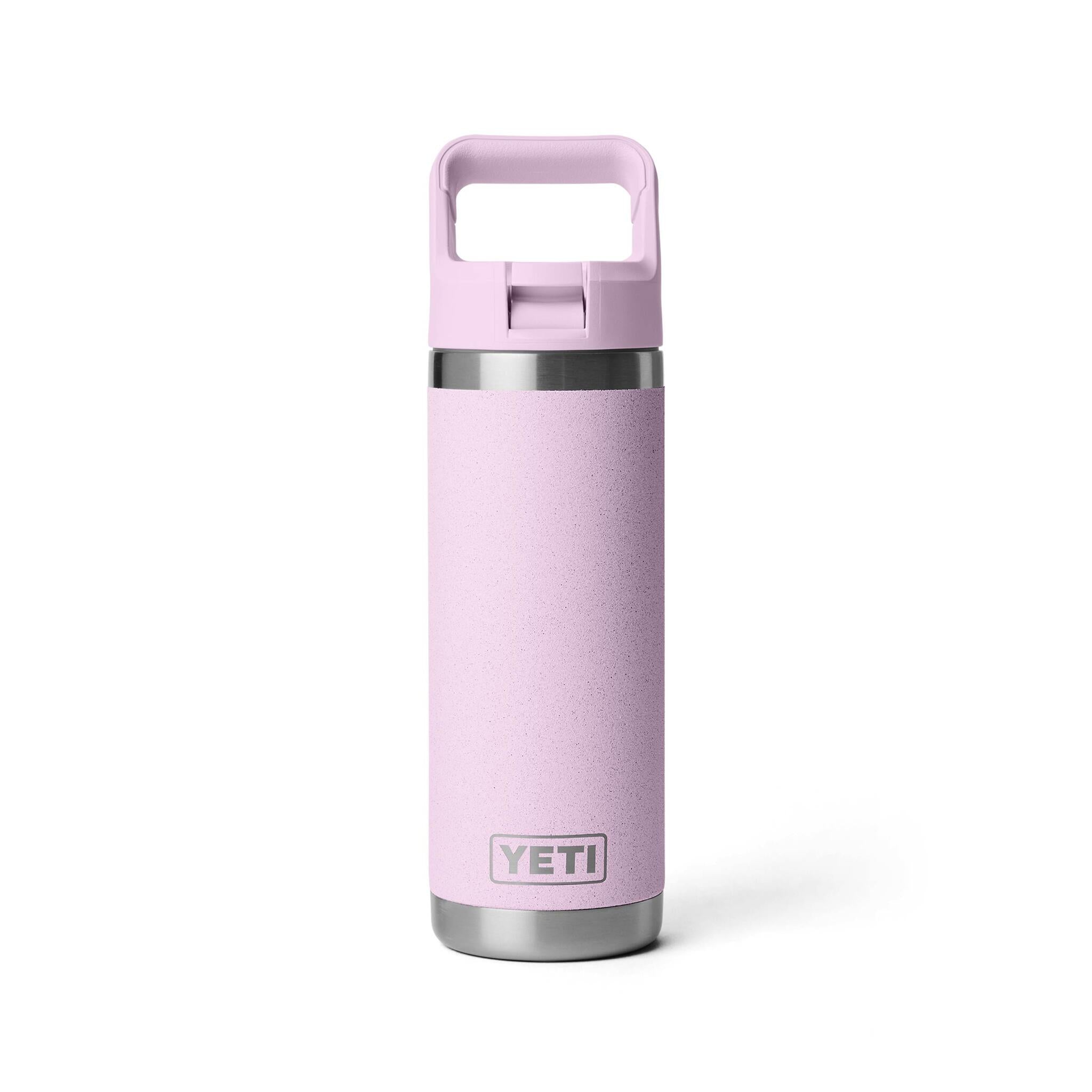 Yeti Rambler 532 ml (18 oz) Bottle With Straw Cap - Cherry Blossom