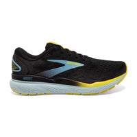 Brooks Ghost 16 Men's Running Shoes - Black/Forged Iron/Blue