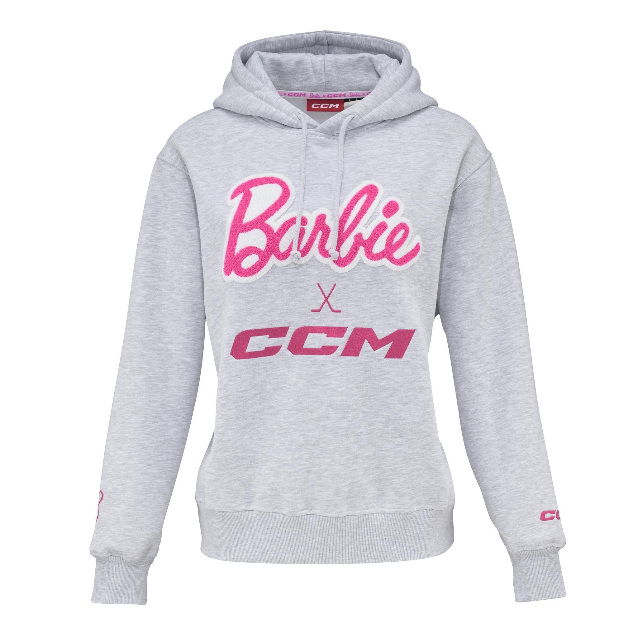 EmiriaWiz パーカー Barbie Barbie™ x CCM Grey Embroidered Hoodie | Source for Sports