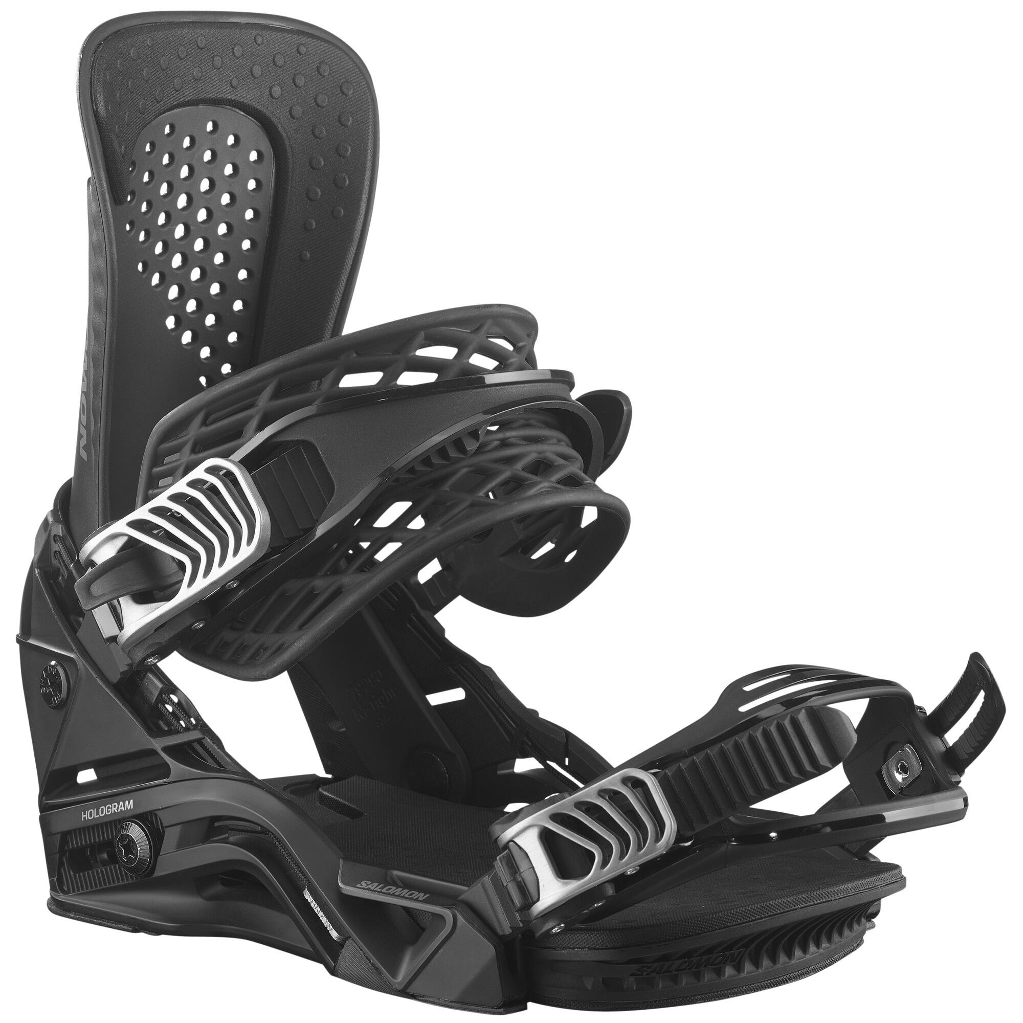 Salomon Hologram Unisex Snowboard Bindings - Black | Source for Sports