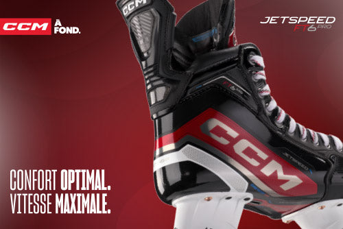Économisez jusqu'à 30% sur l'équipement de hockey de CCM JetSpeed