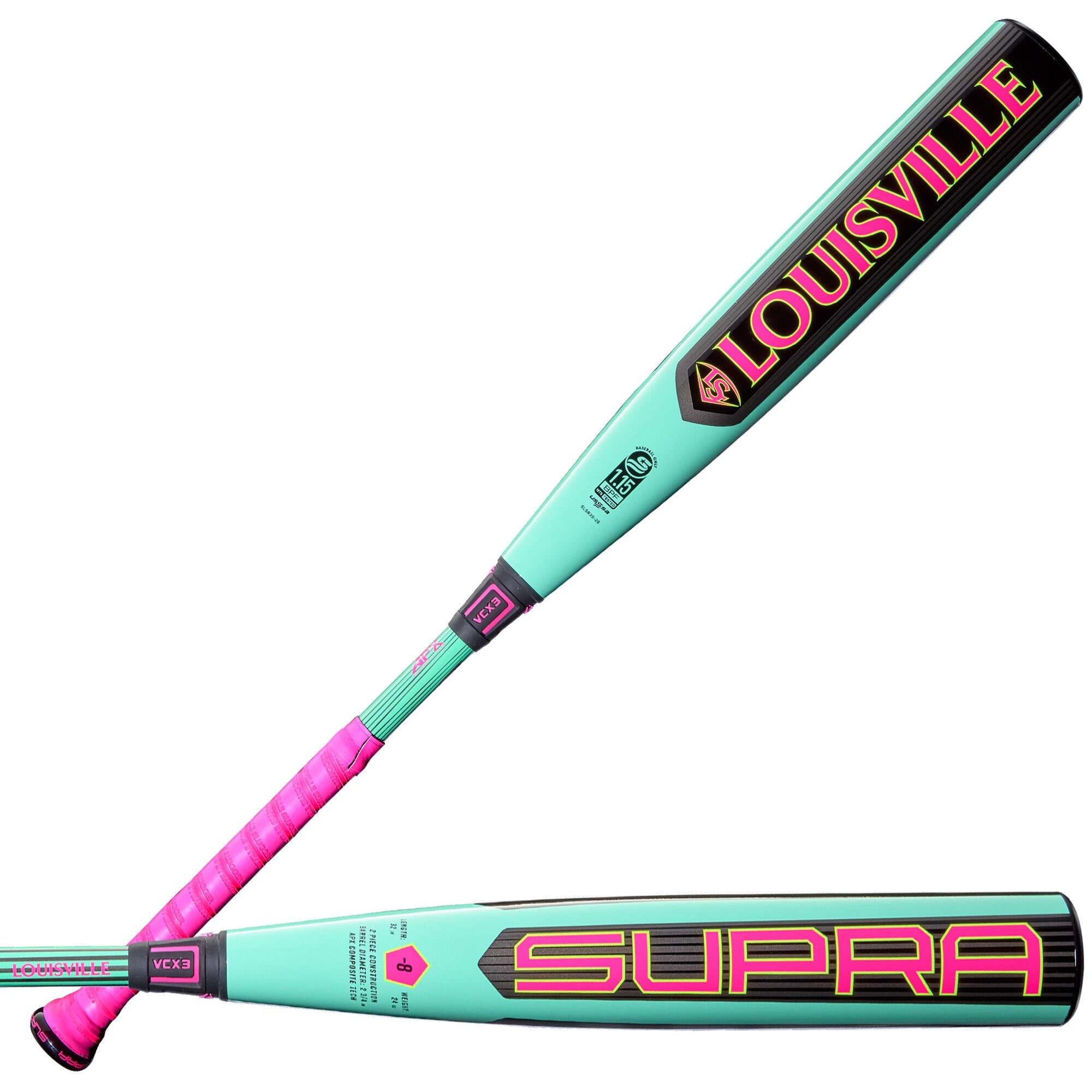 Louisville Slugger Supra (-8) USSSA Baseball Bat (2026) | Source