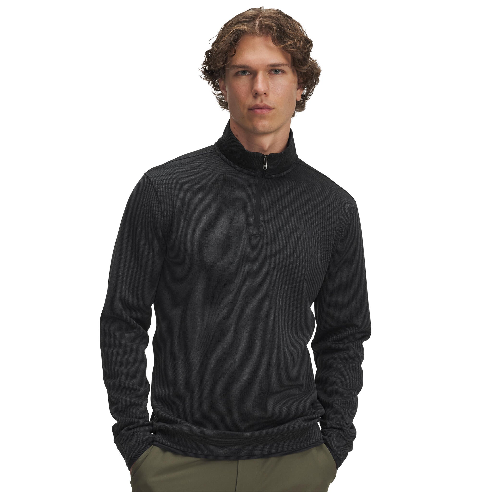 AMERICANA 3/4 Sleeve Sweat プルオーバー Vintage Eddie Bauer 1/4 Zip Fleece Pullover Hoodie Men's Indian