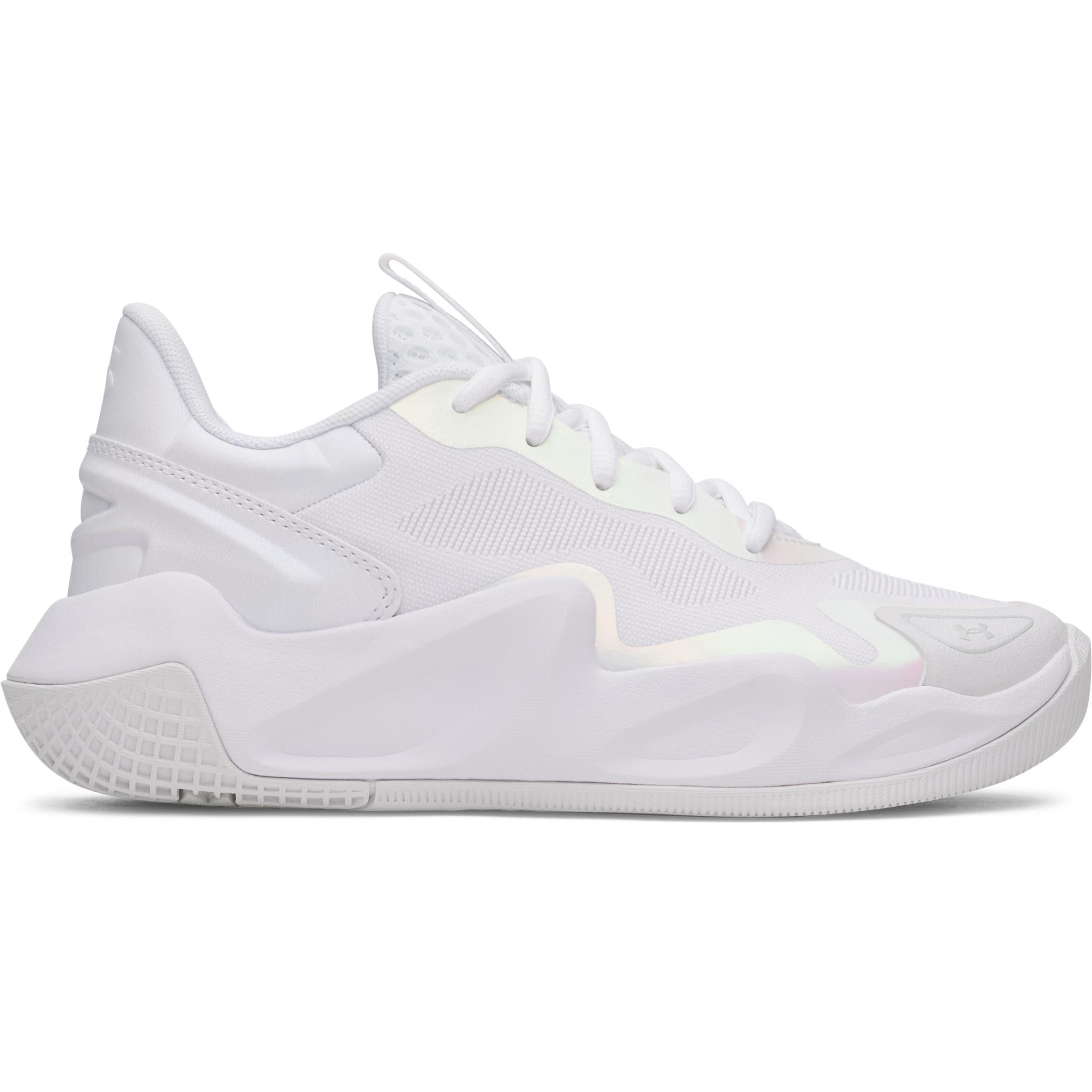 Under Armour Ace Low 2 Women's Volleyball Shoes - White/Halo Gray