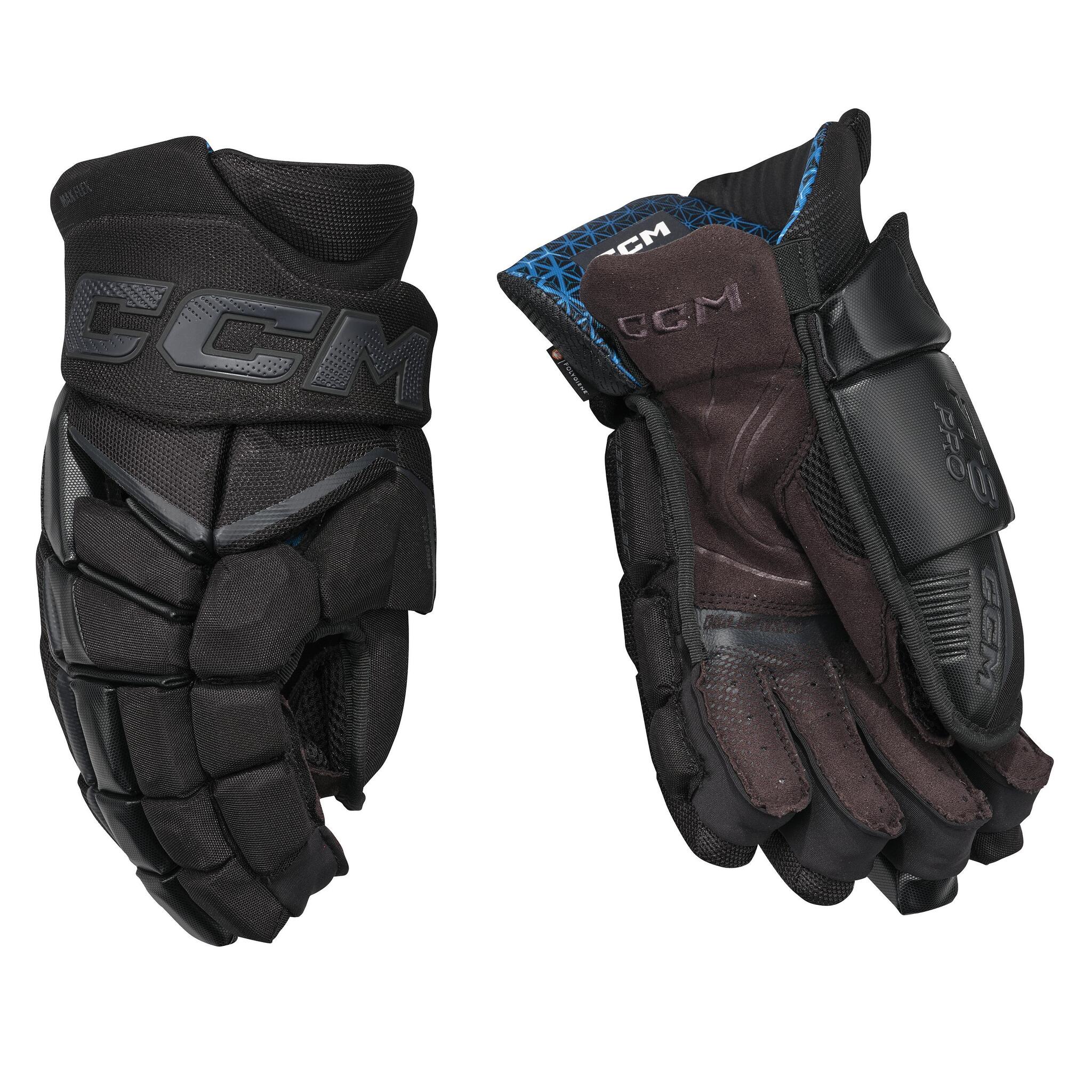 Gants De Frappe Baseball BRUCE BOLT 2025 - Noir & Bleu XL Adulte - Cuir Professionnel