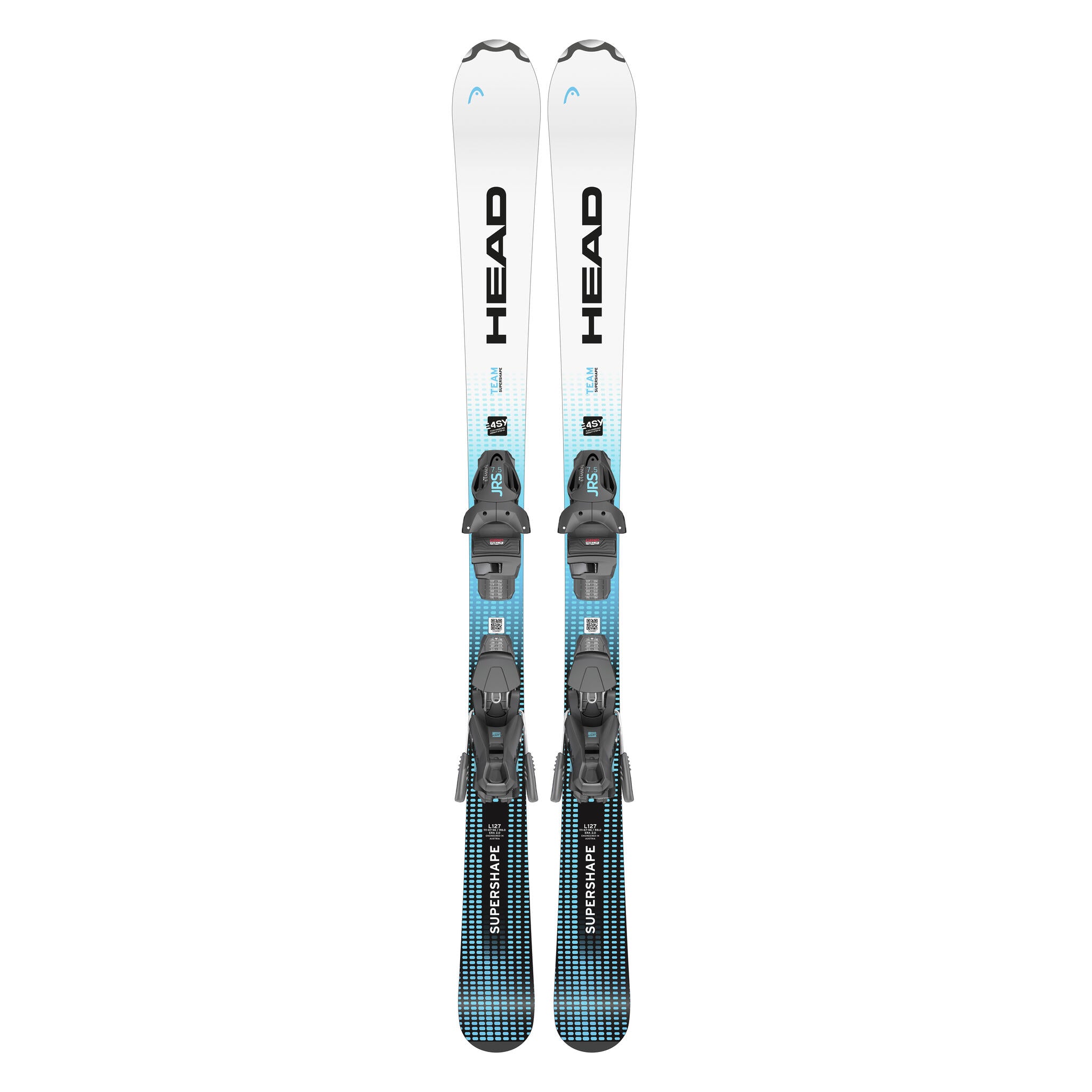 Head Supershape Team Easy With JRS 4.5 Junior Alpine Ski Set