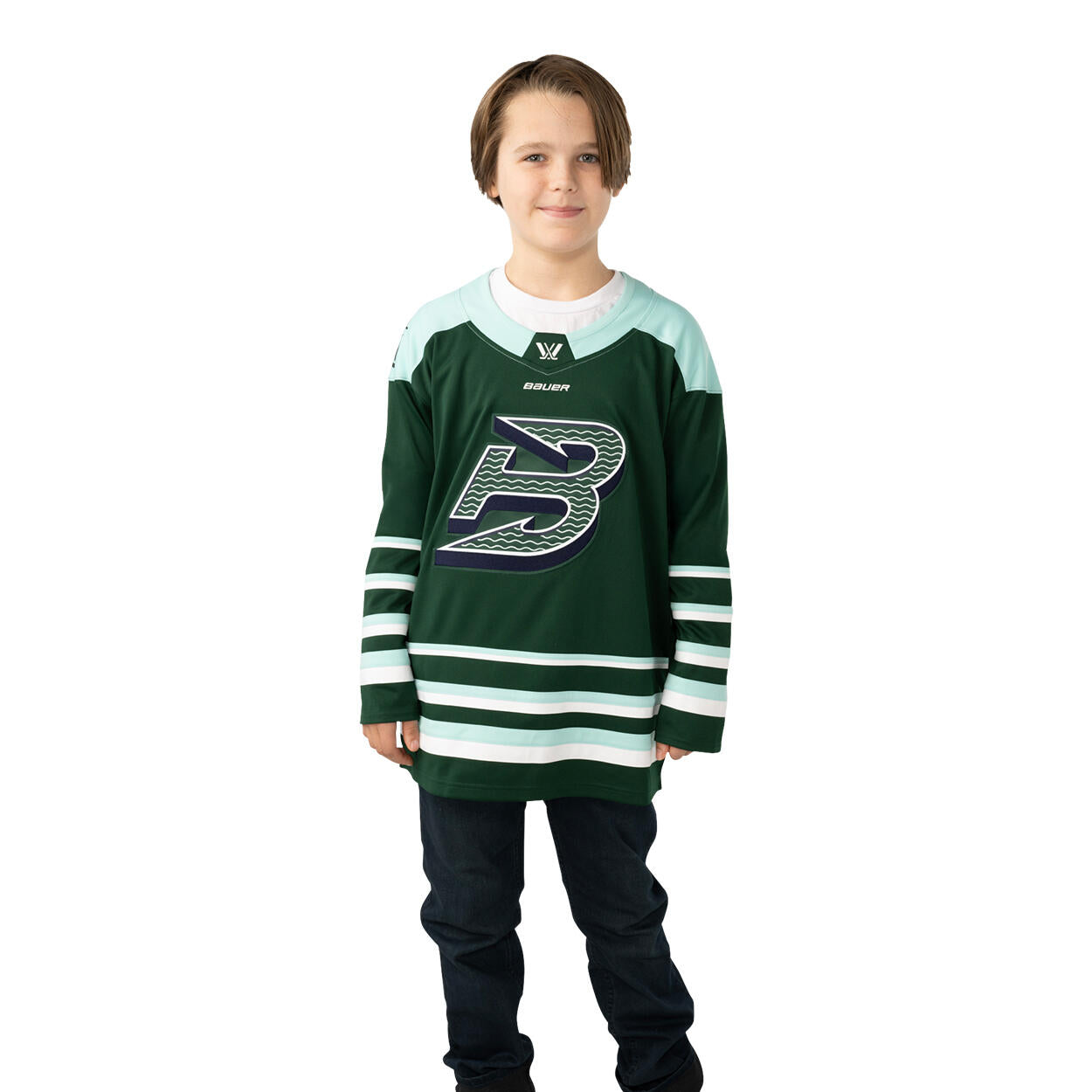 Bauer Boston Fleet PWHL Youth Hockey Jersey | Source for Sports