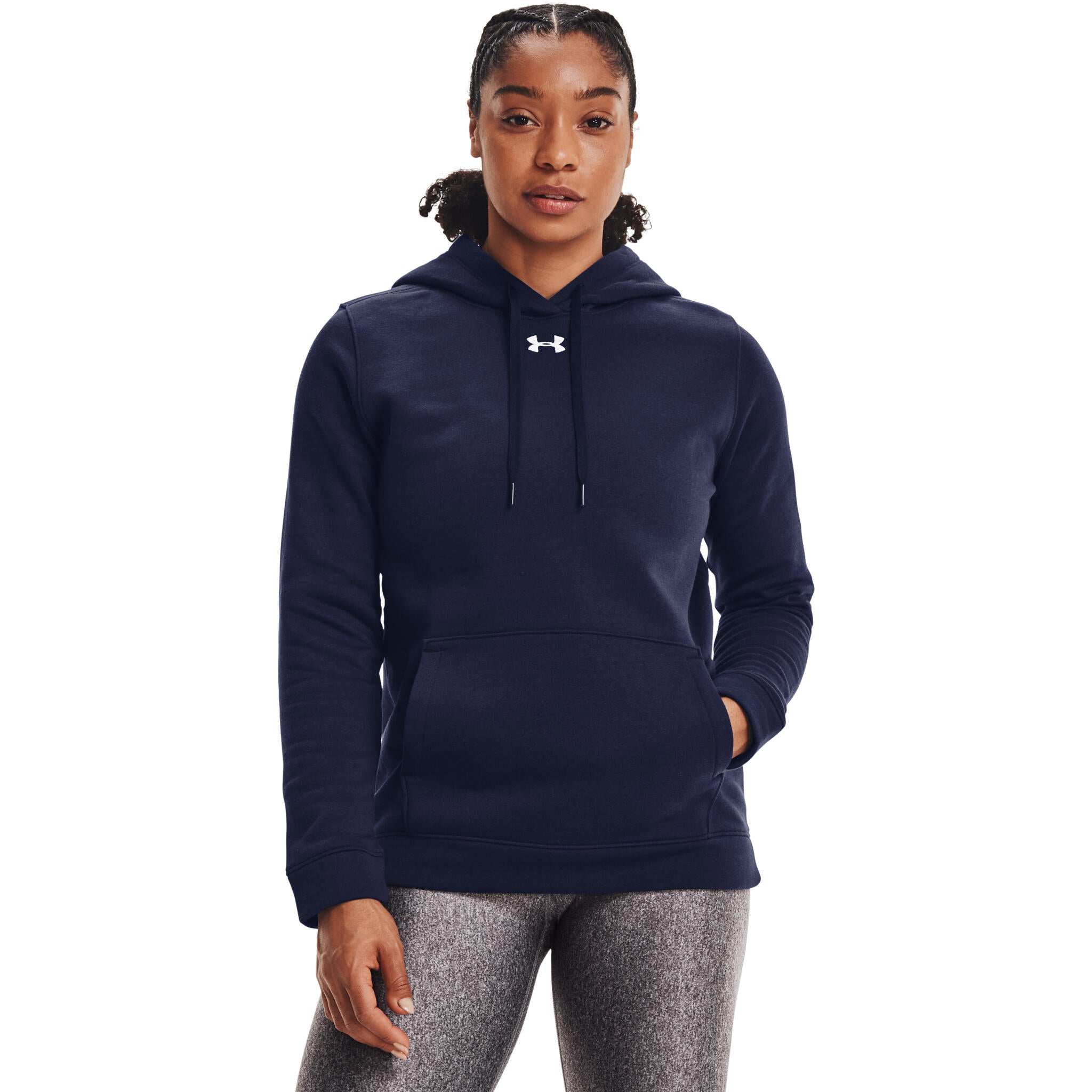 Ua women's hustle fleece hoodie Clearance