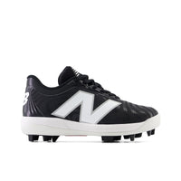 New Balance 4040 v7 Youth Rubber-Molded Baseball Cleats - Team Red