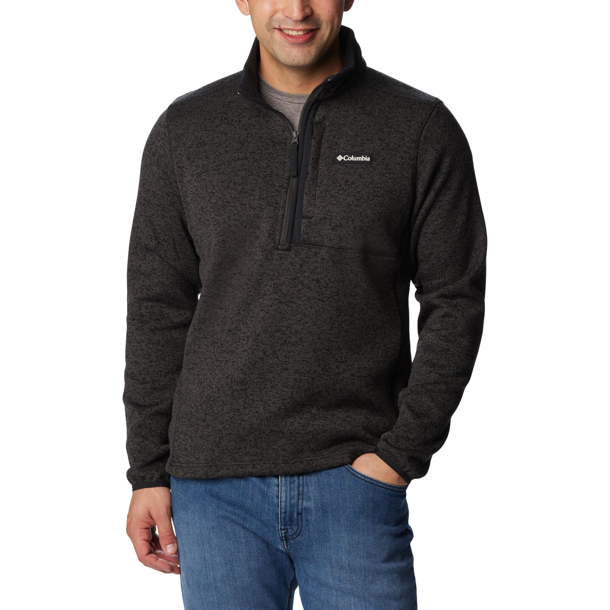 Columbia Men's Sweater Weather Half Zip Fleece Sweater Source for Sports