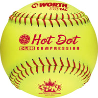 Worth SPN Hot Dot 11" Softball - Pack of 12