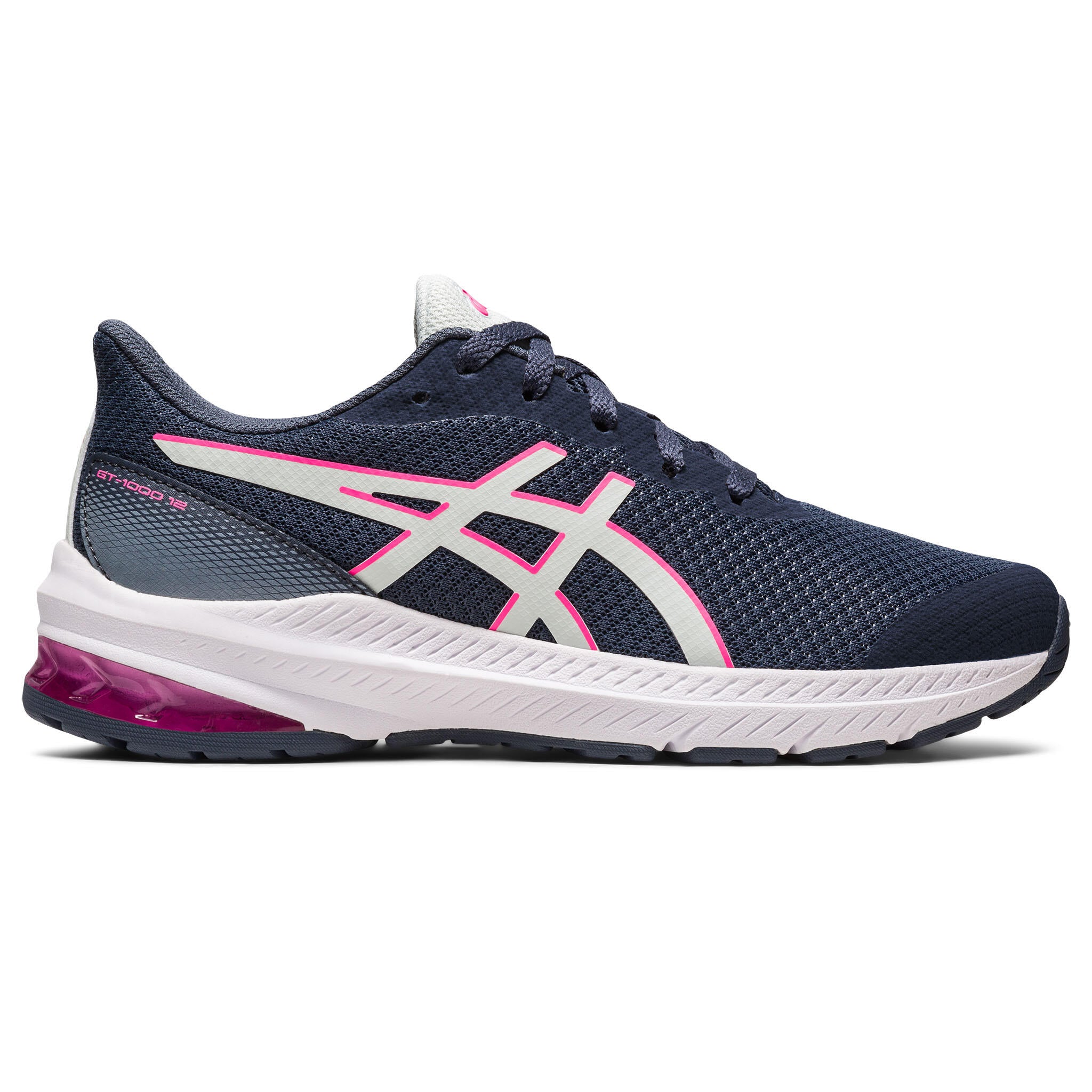 Asics GT-1000 12 GS Youth Running Shoes - Tarmac/Pure Aqua Asics GT-1000 12 GS Youth Running Shoes - Tarmac/Pure Aqua