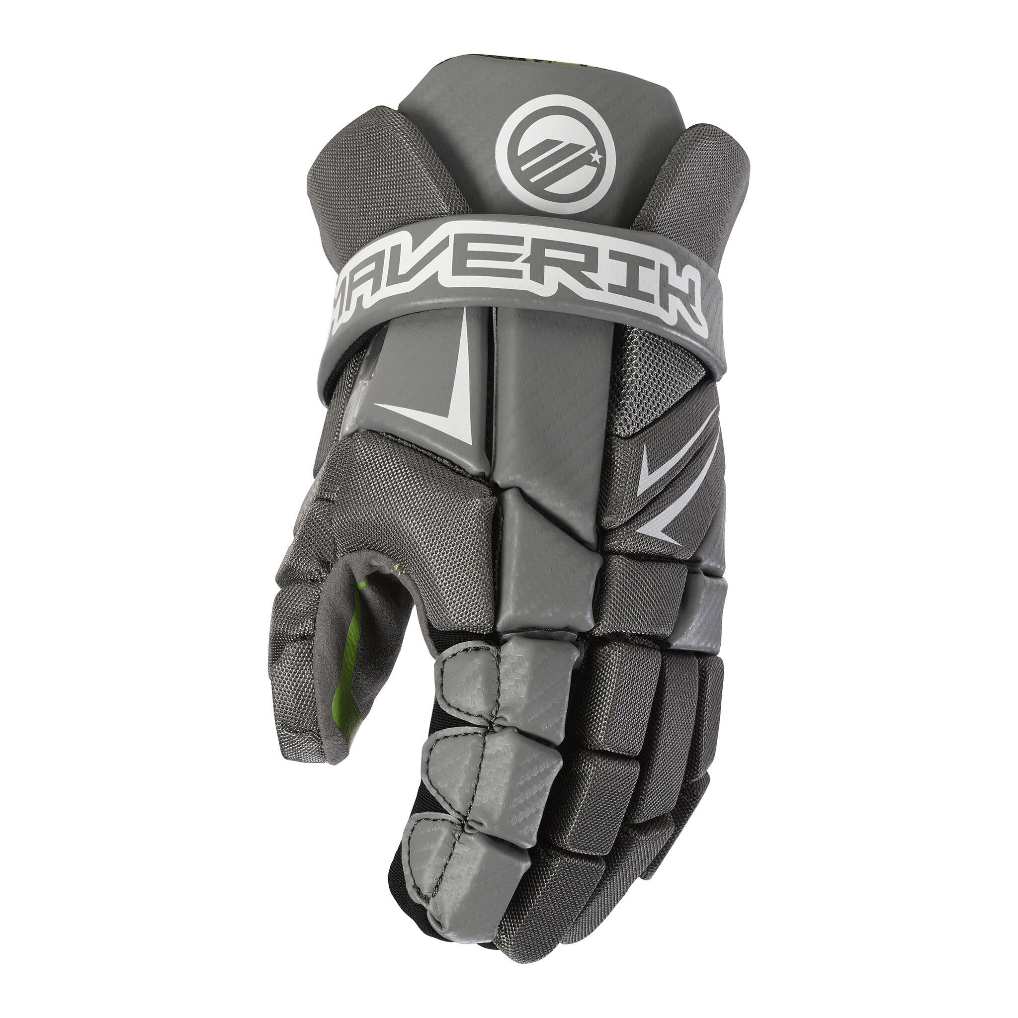Maverik MX Lacrosse Gloves Grey Source for Sports