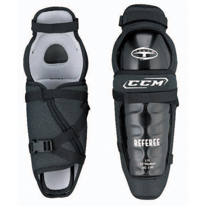 CCM Referee 100 Hockey Shin Guards Source for Sports