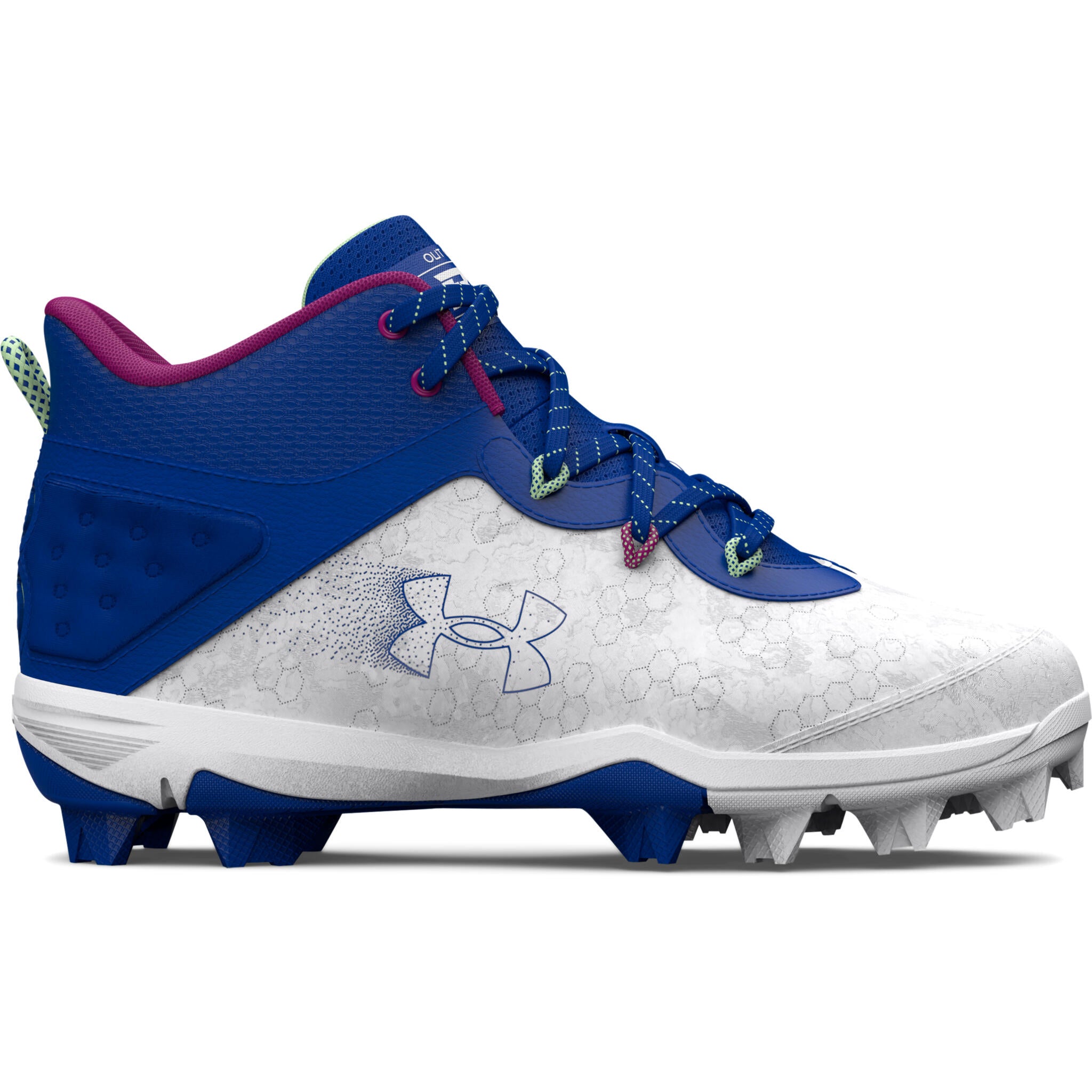 Under Armour Harper RM Mid Boys Junior Baseball Cleats Source for Sports