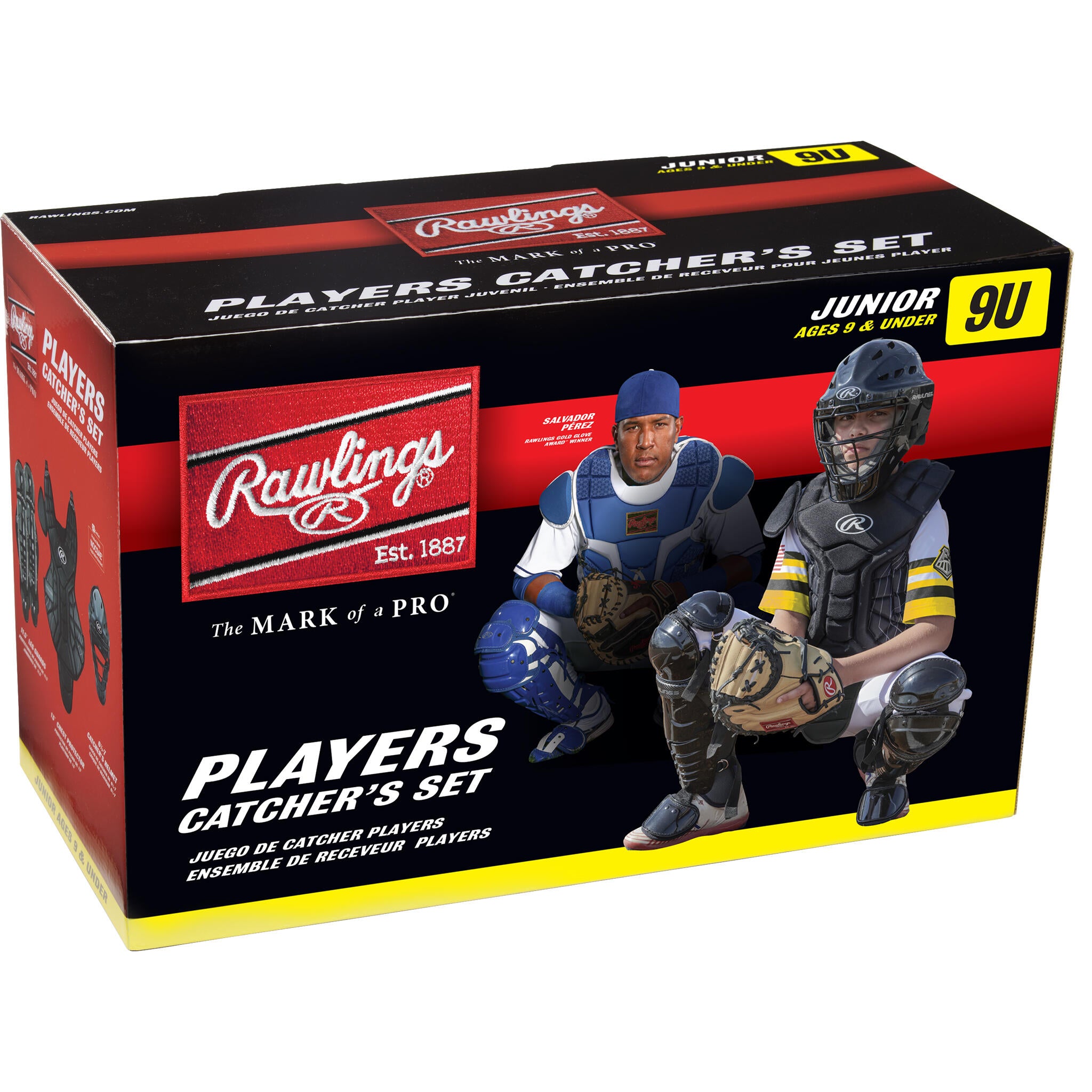 Ensemble d'équipement d'attrapeur de baseball pour jeunes All Ensemble d'équipement d'attrapeur de baseball pour jeunes All