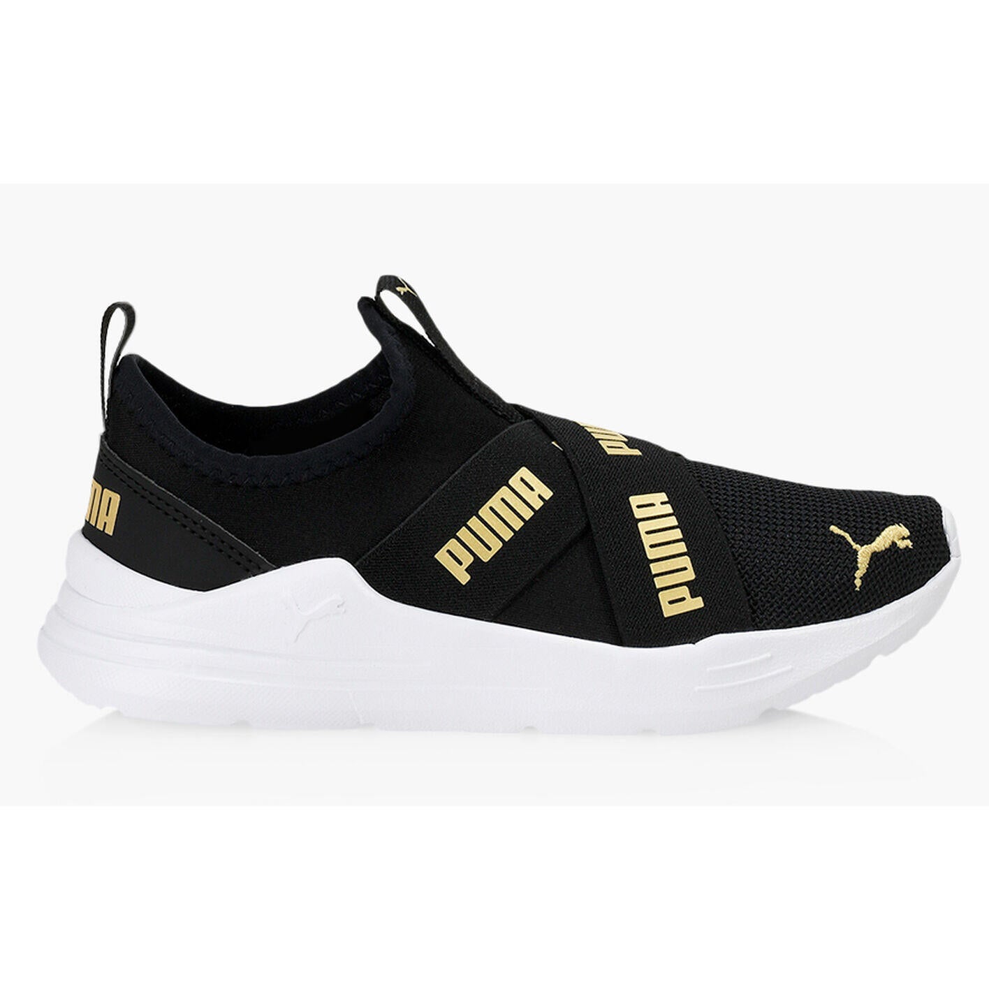 Puma Wired Run Slip On Flash Youth Running Shoes Source for Sports