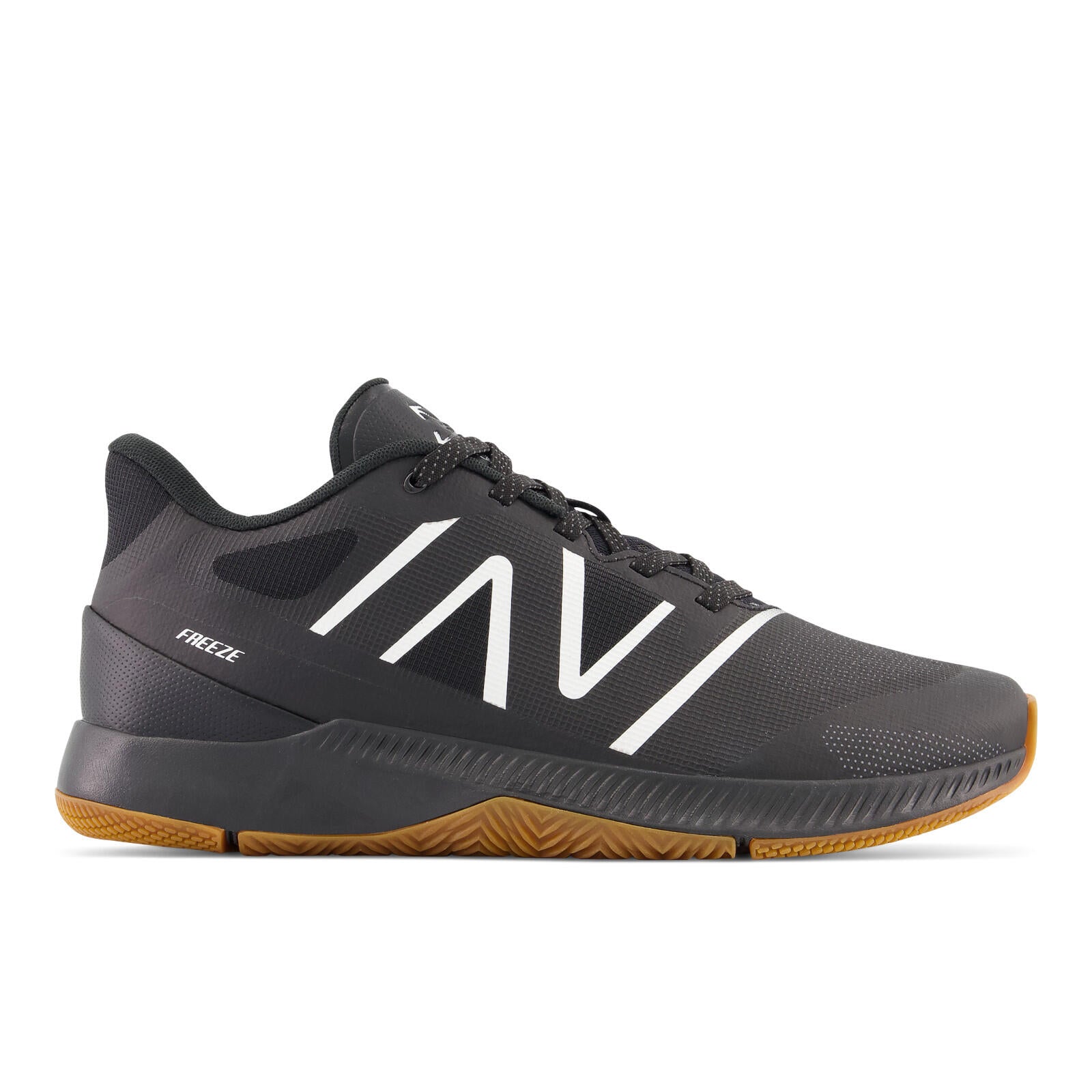 New Balance FreezeLX v4 Box Lacrosse Shoes Black Source for Sports