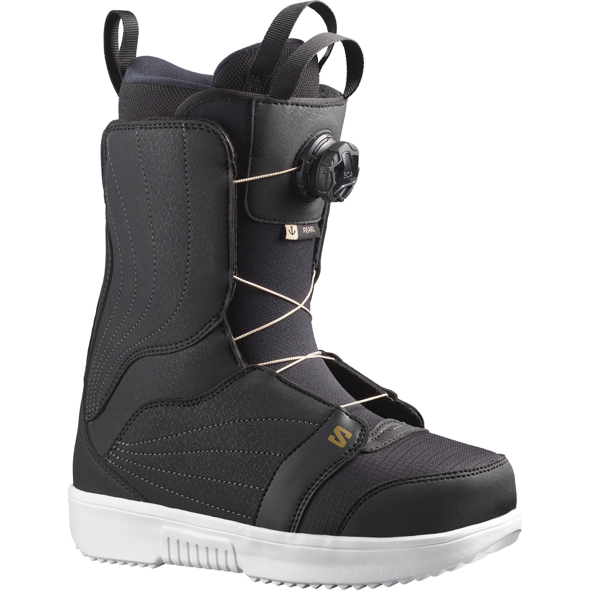 サロモン PEARL BOA Salomon Pearl Boa Women's Snowboard Boots - Black/Gold | Source