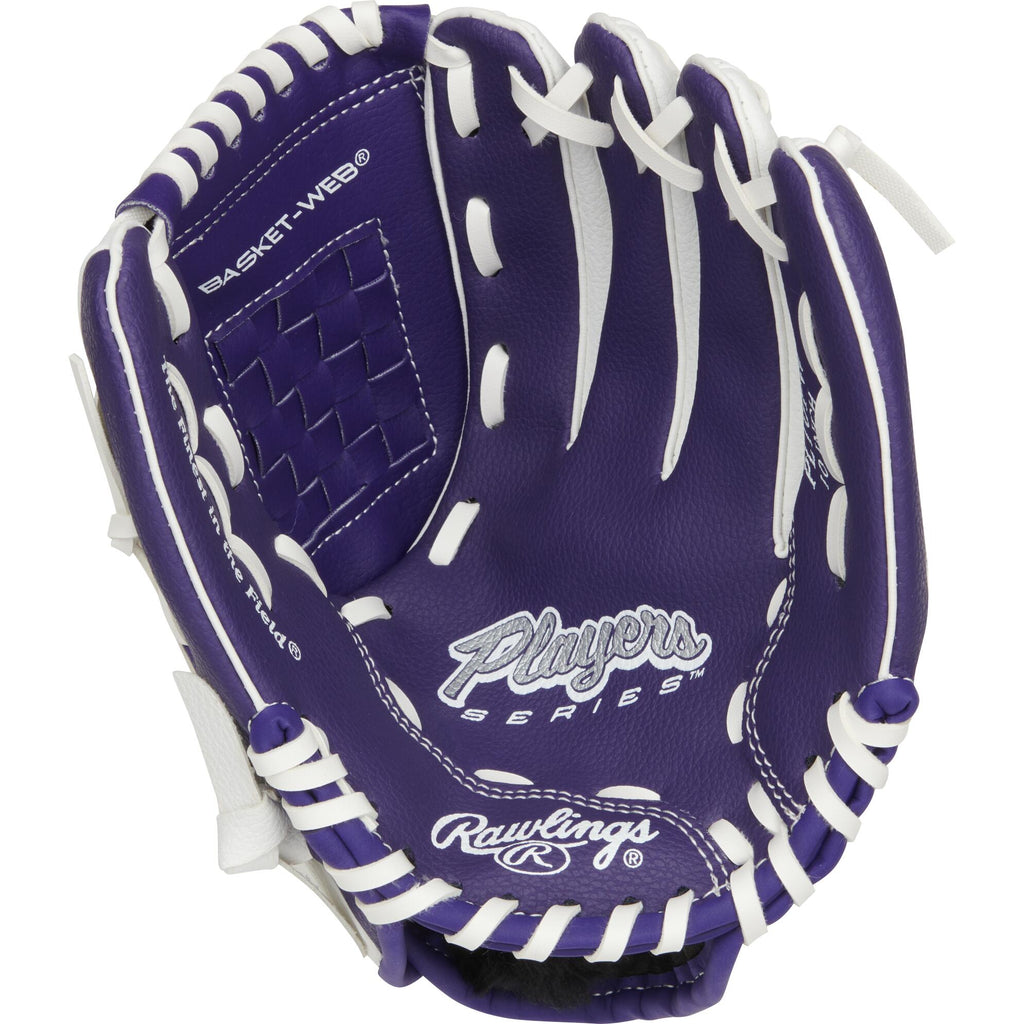Gants De Frappe Baseball Rawlings BGP950T – Adulte S, Violet/gris, Cuir Neuf