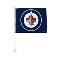 Inglasco NHL Double-Sided Car Flag - Winnipeg Jets