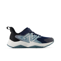 Chaussures de course Rave Run V2 à fermeture autoagrippante de New Balance pour jeunes - Marine/Eau salée