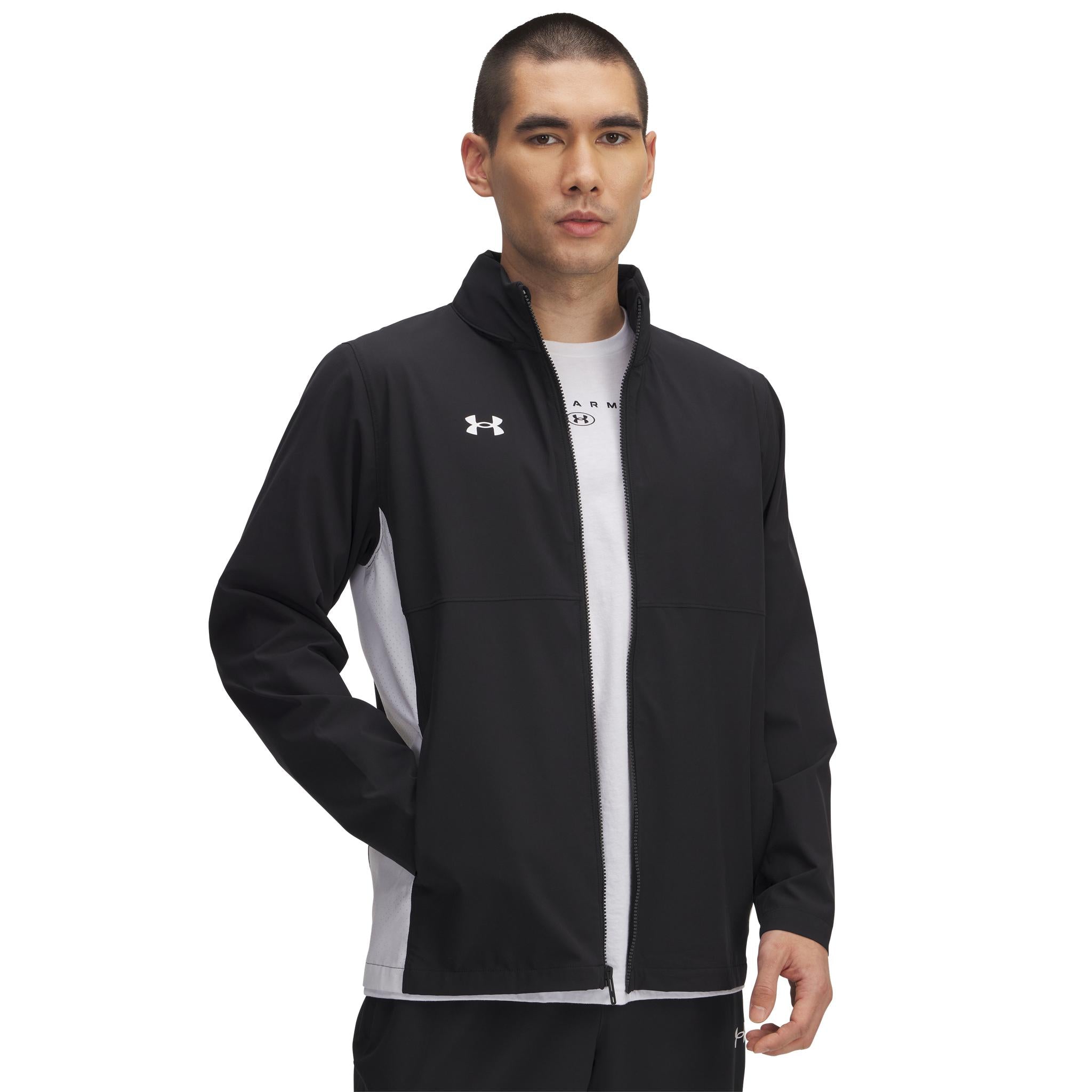 Under Armour Rival Stretch Woven Men's Full-Zip Jacket | Source