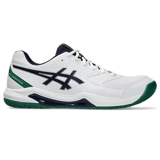 Asics Gel-Dedicate 8 Men's Tennis Shoes - White/Midnight | Source