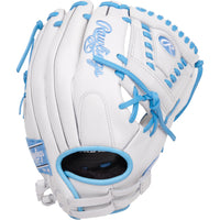 Rawlings Liberty Advanced 12" Fastpitch Softball Glove (2026) - White/Columbia Blue