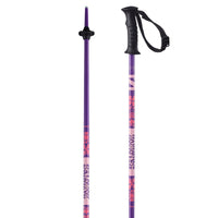 Salomon Kaloo Junior Alpine Ski Poles - Sun Kissed Coral/Pansy