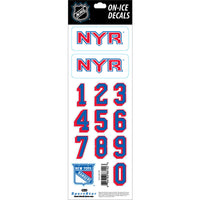 Sportstar NHL Helmet Decals - New York Rangers