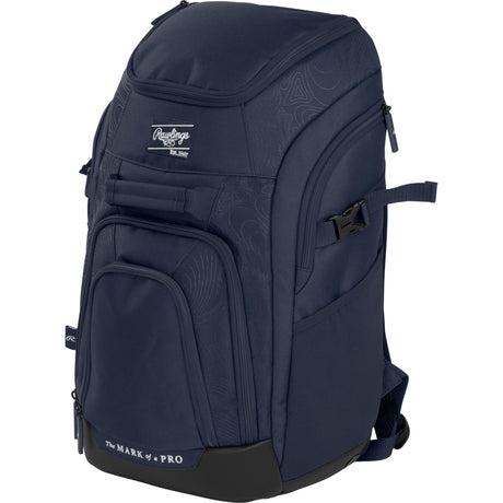 Sac D'équipement De Baseball Rawlings Pliable - Taille M - Noir/Bleu Clair (Modèle EAOL14S02)