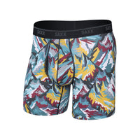 Saxx Quest Quick-Dry Mesh Boxer Brief - Prism Peaks/Multi