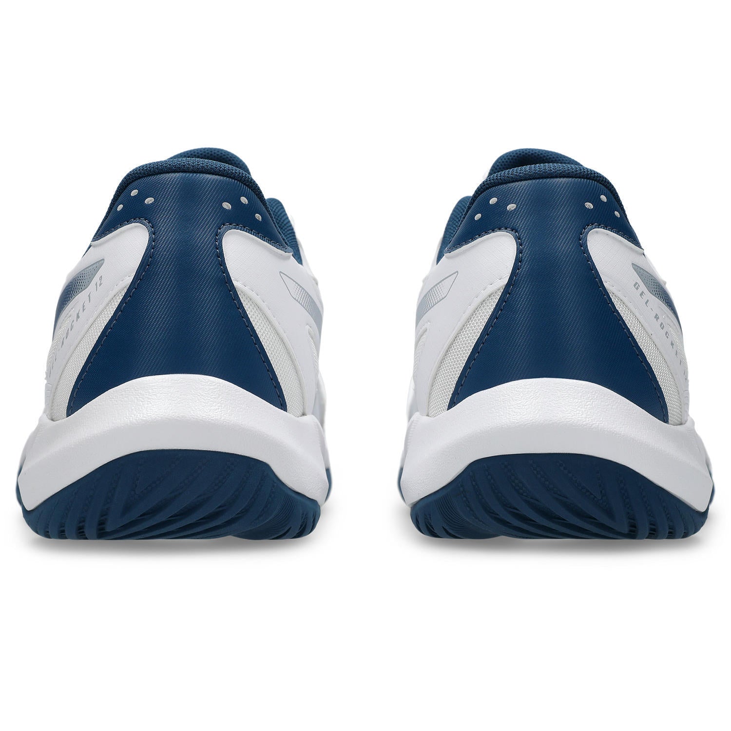 Asics Gel-Rocket 12 Men's Court Shoes - White/Mako Blue | Source