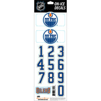 Sportstar NHL Helmet Decals - Edmonton Oilers