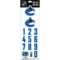 Sportstar NHL Helmet Decals - Vancouver Canucks