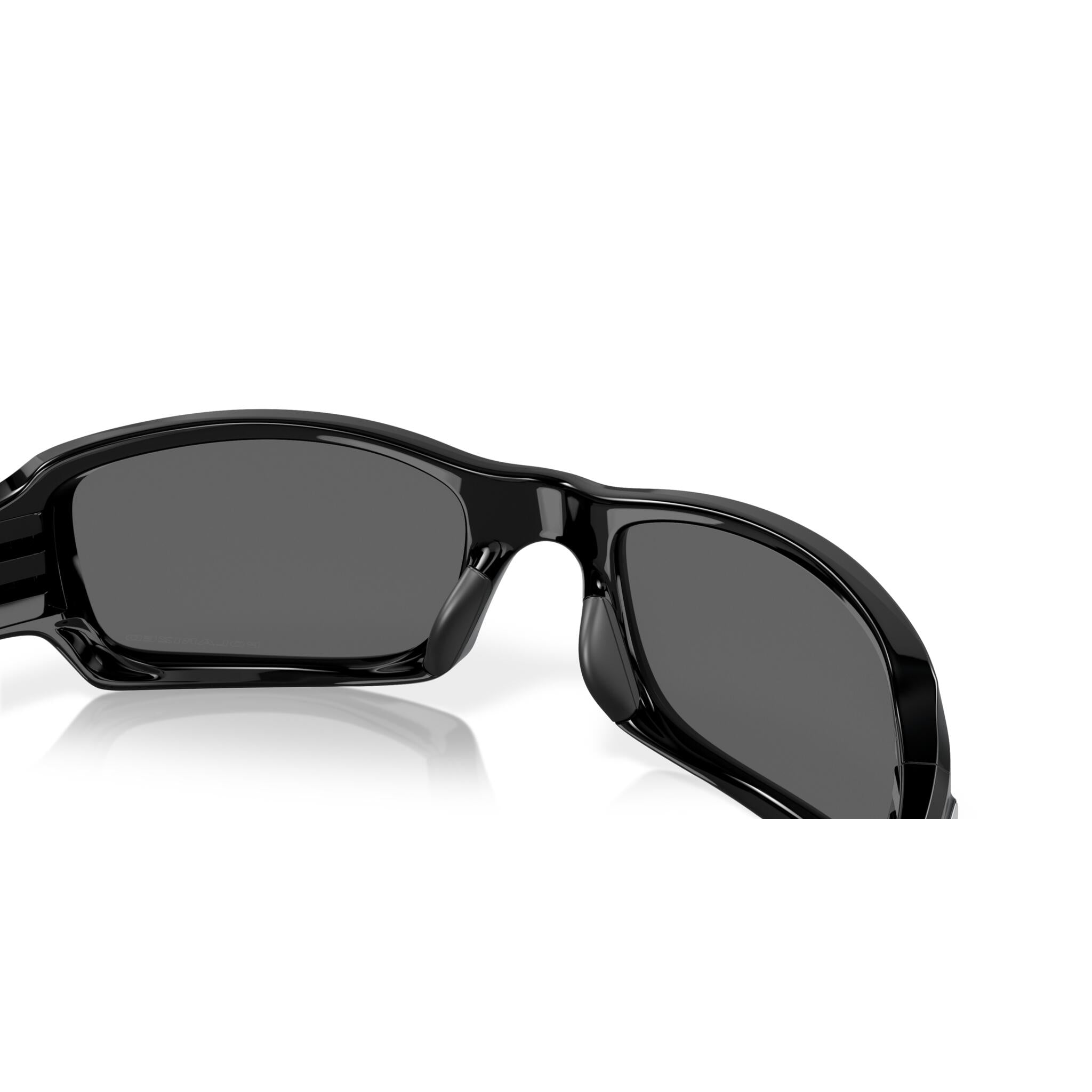 Oakley Fives Squared Black Lens Sunglasses - Polished Black