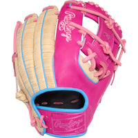 Rawlings Heart of the Hide Colour Sync 10 Woodgrain Pink 11.5" Baseball Glove (2026) - Right Hand Throw