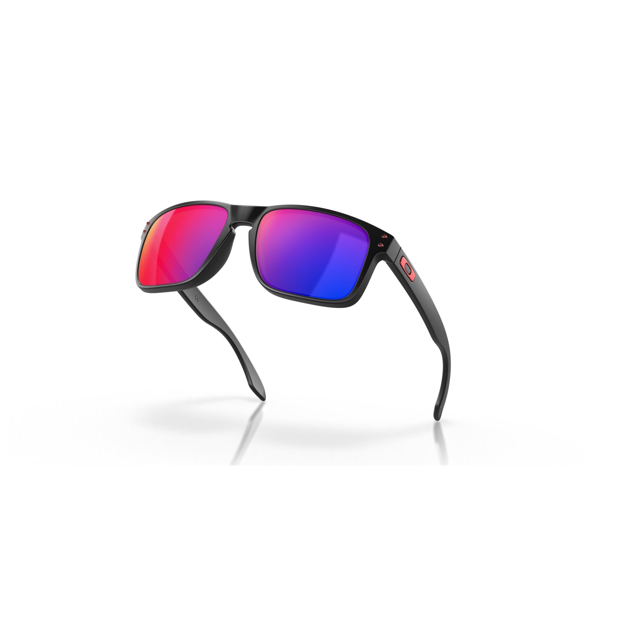 Oakley Holbrook Red Positive Lens Sunglasses - Matte Black