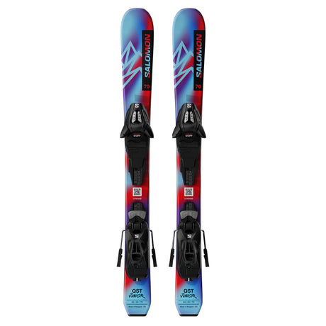 salomon fish junior twin tip skis Salomon QST XS + C5 GW J75 P Junior Skis