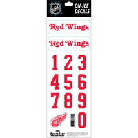 Sportstar NHL Helmet Decals - Detroit Red Wings