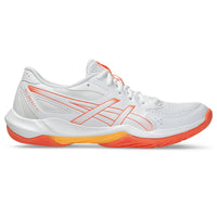 Asics Gel-Rocket 12 Women's Court Shoes - White/Vivid Coral